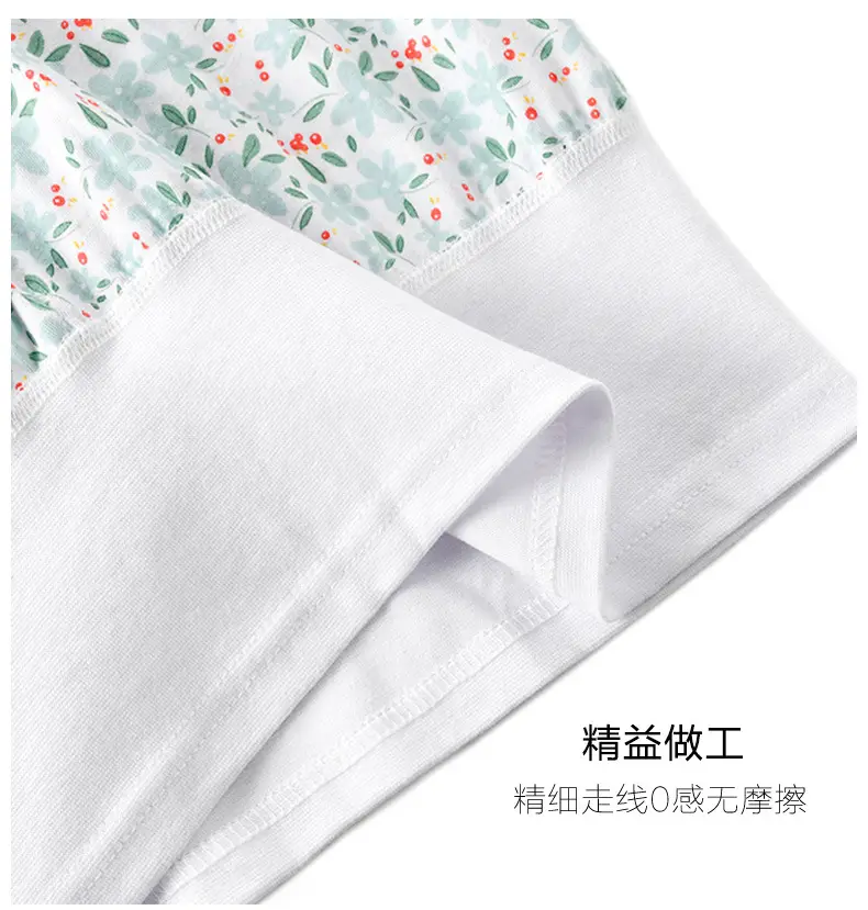 Middle-Aged and Elderly Women's Summer Cotton Short Loose Large-Size Cotton Bra-Style Underwear for Mothers and Elderly — feature 10
