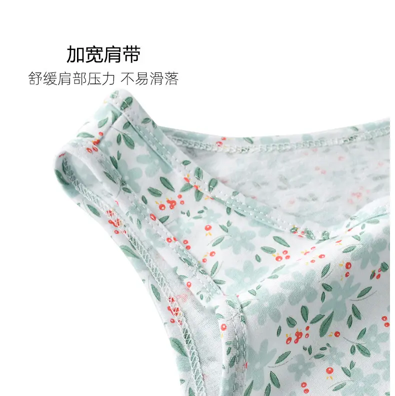 Middle-Aged and Elderly Women's Summer Cotton Short Loose Large-Size Cotton Bra-Style Underwear for Mothers and Elderly — feature 9