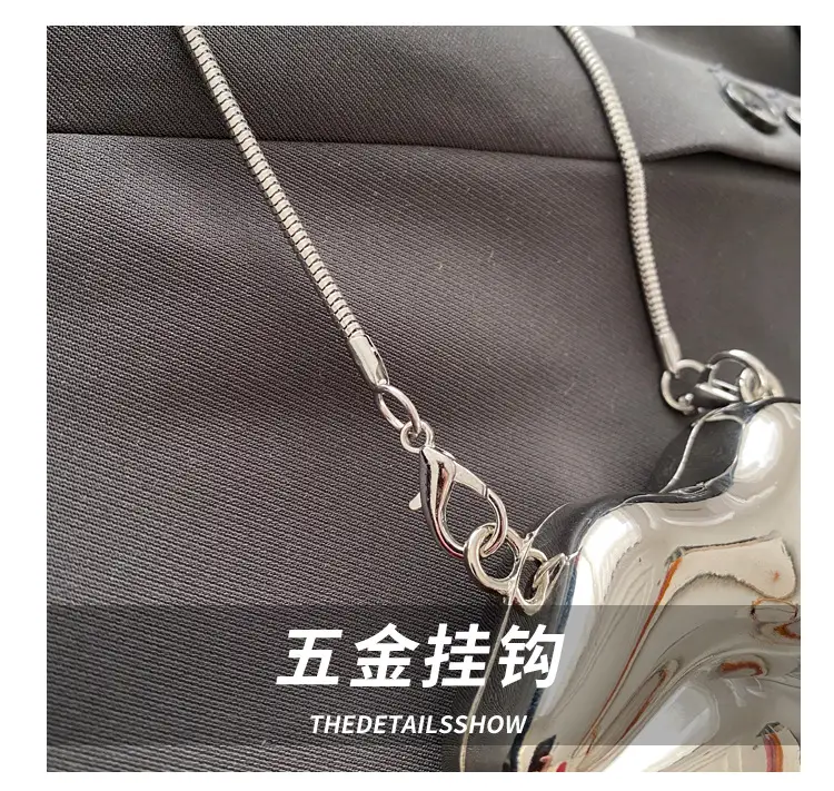 New Metal Glossy Mini Crossbody Bag for Girls — feature 3