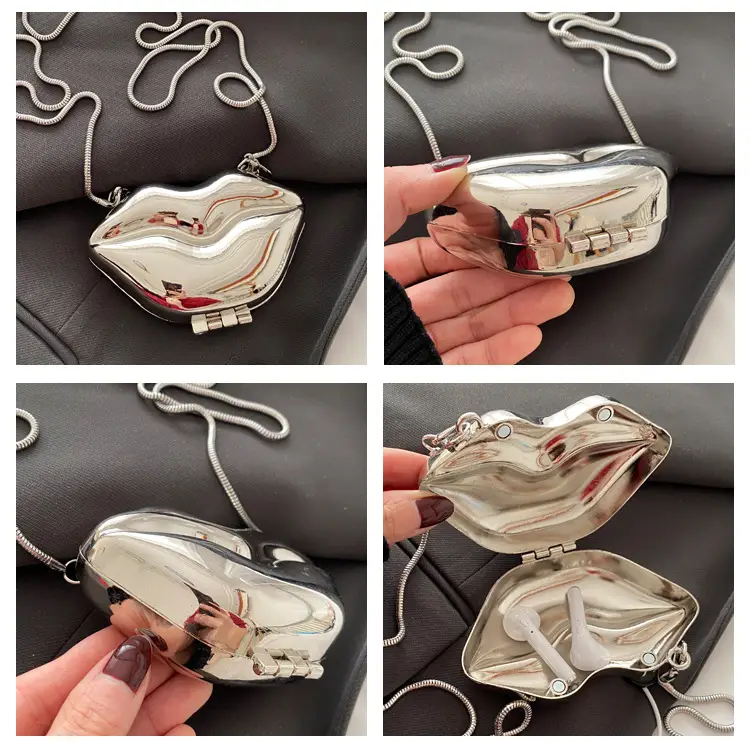 New Metal Glossy Mini Crossbody Bag for Girls — feature 6