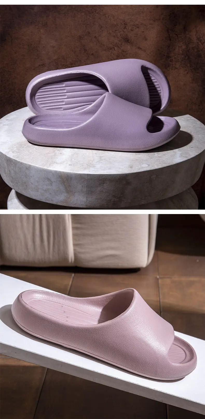 Couple Slippers Women's Summer New Couple Home Indoor 50 Non-slip Bathroom Bath 48 plus size Slippers for Men — feature 11