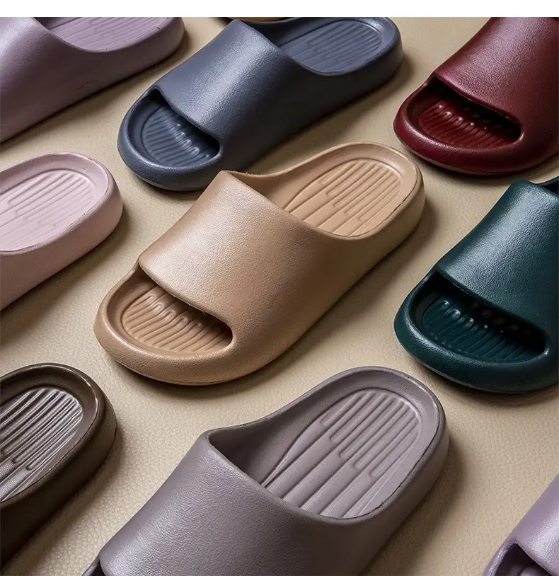 Couple Slippers Women's Summer New Couple Home Indoor 50 Non-slip Bathroom Bath 48 plus size Slippers for Men — feature 12