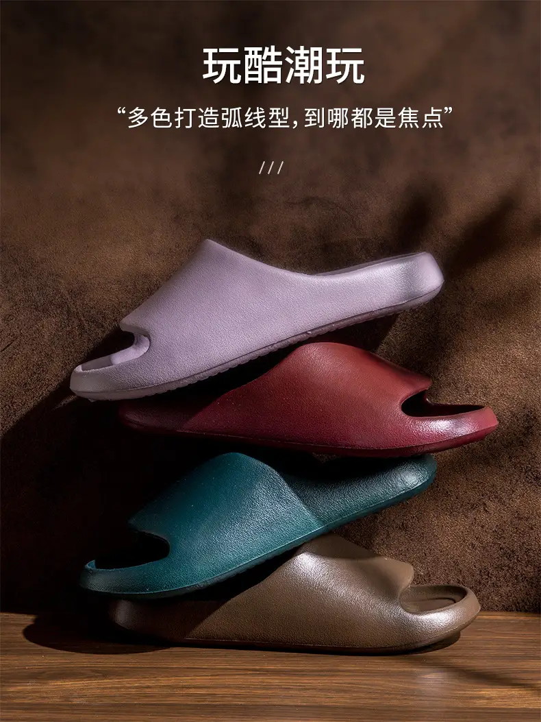 Couple Slippers Women's Summer New Couple Home Indoor 50 Non-slip Bathroom Bath 48 plus size Slippers for Men — feature 7
