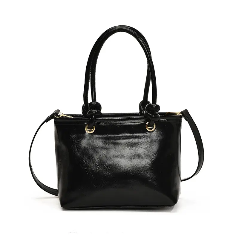 Retro Textured Brown Shoulder Bag 2024 Winter New - Image 3