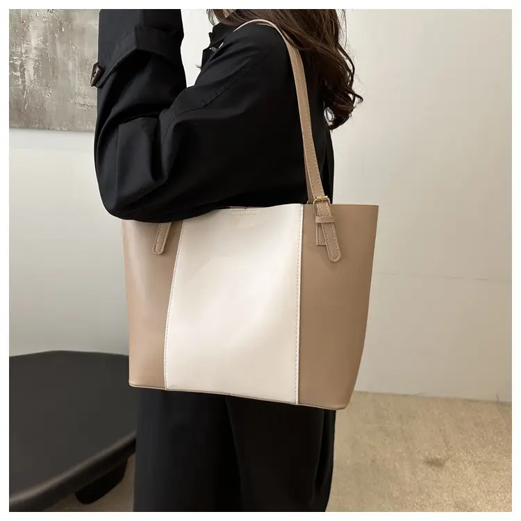 Women's Brown Leather Shoulder Bag with Top Handle — feature 10