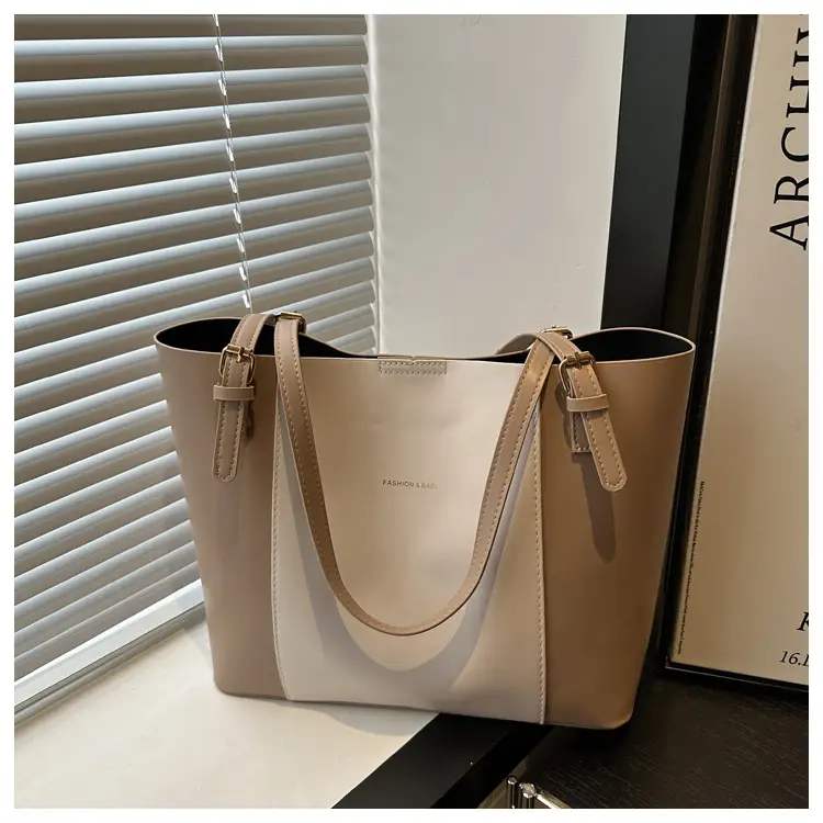 Women's Brown Leather Shoulder Bag with Top Handle — feature 32