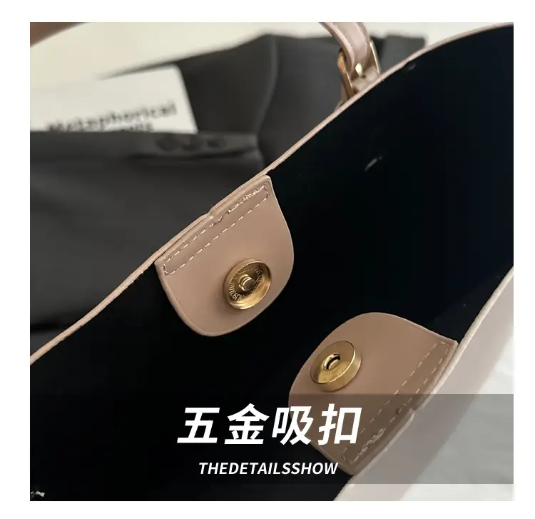 Women's Brown Leather Shoulder Bag with Top Handle — feature 5