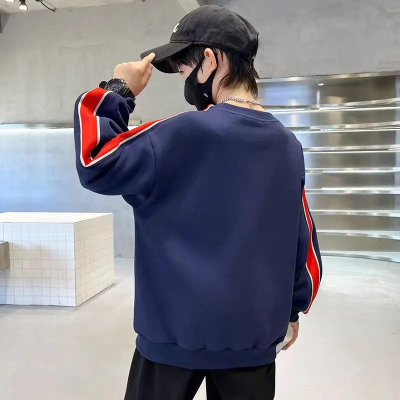 Boys Navy Blue Mr Singer Sweatshirt 2026 Spring - Image 6