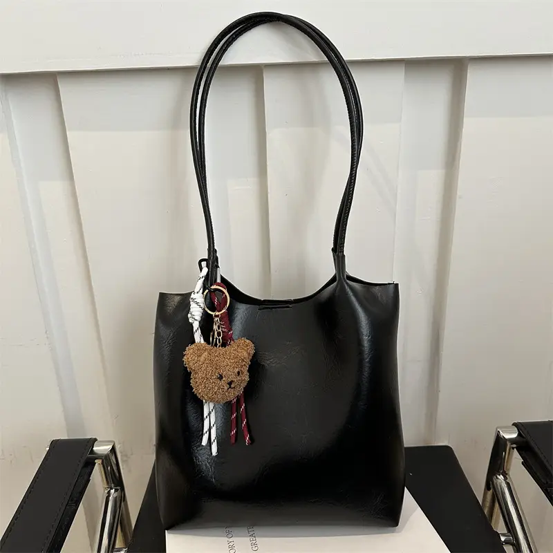 Autumn Vintage Brown Shoulder Bag for Women - Image 6