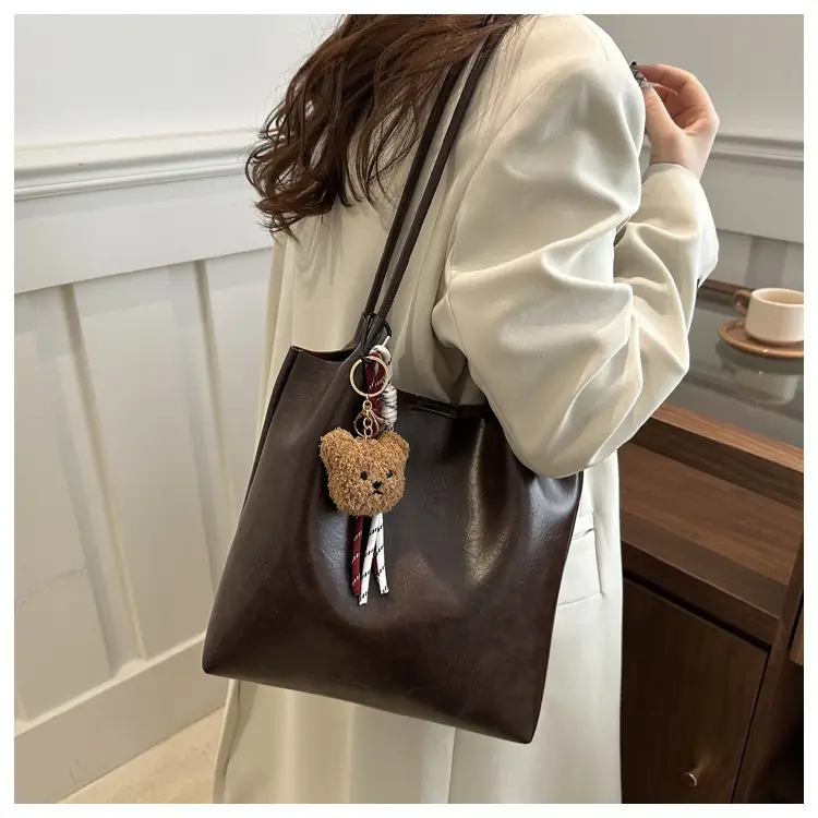 Autumn Vintage Brown Shoulder Bag for Women — feature 11