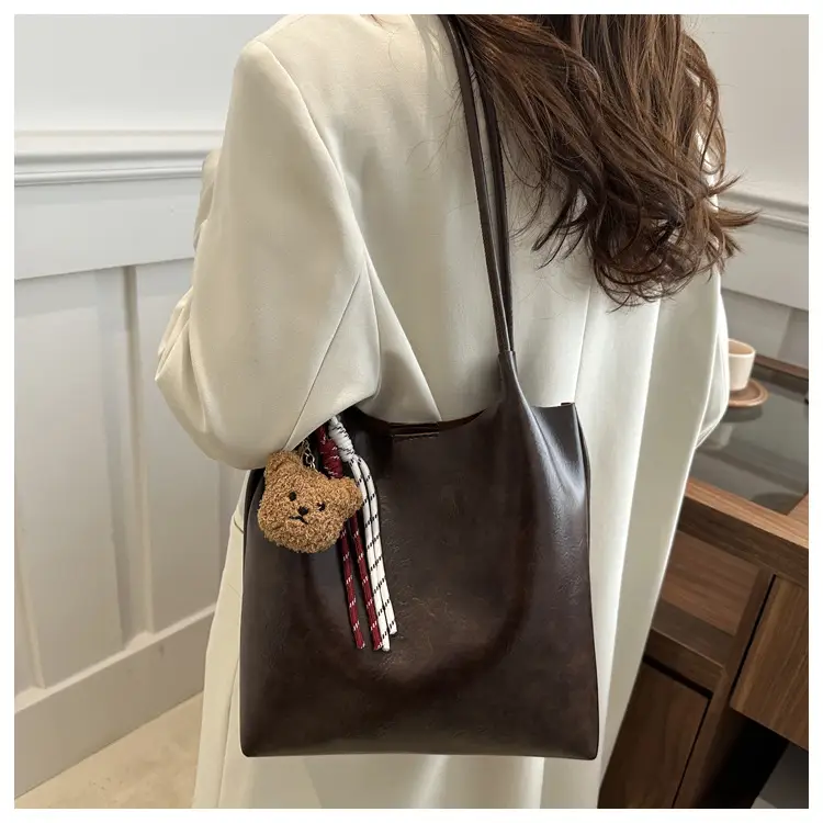 Autumn Vintage Brown Shoulder Bag for Women — feature 12