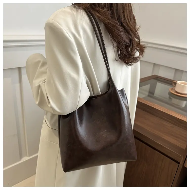 Autumn Vintage Brown Shoulder Bag for Women — feature 13