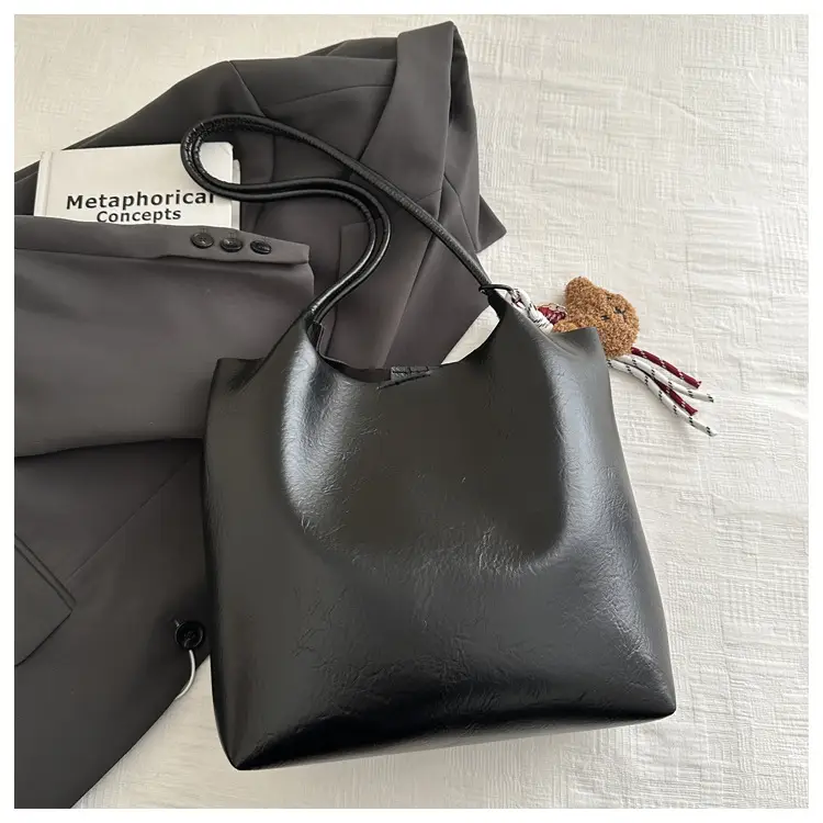Autumn Vintage Brown Shoulder Bag for Women - Image 3
