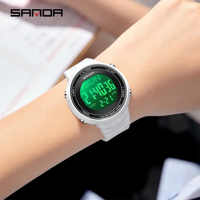 Sanda Multi-Functional Luminous Sports Silicone Watch for Men Women - Image 10