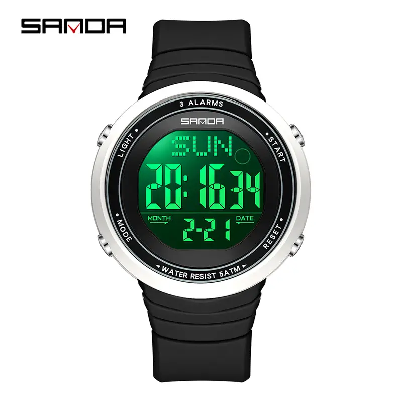 Sanda Multi-Functional Luminous Sports Silicone Watch for Men Women - Image 12