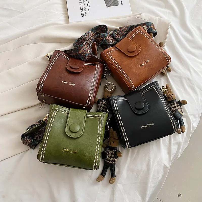Women's Black Shoulder Crossbody Bag 2024 New Arrival