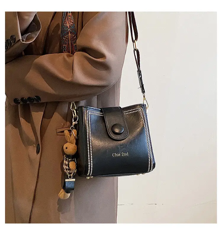 Women's Black Shoulder Crossbody Bag 2024 New Arrival — feature 12