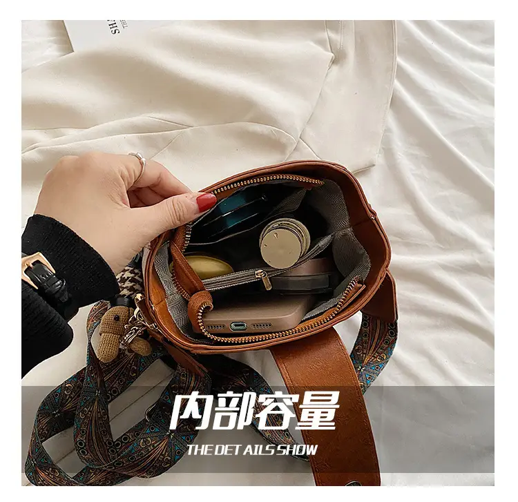 Women's Black Shoulder Crossbody Bag 2024 New Arrival — feature 7