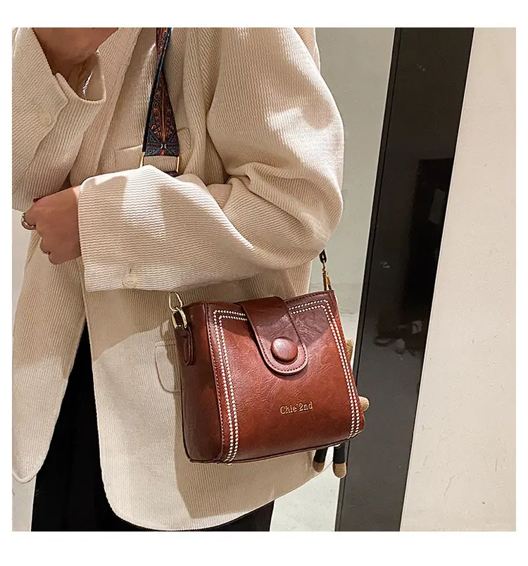 Women's Black Shoulder Crossbody Bag 2024 New Arrival — feature 9