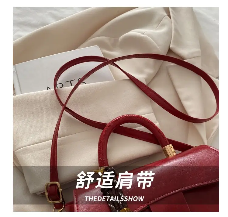 Women's Green Square Shoulder Bag with Chain Strap — feature 4