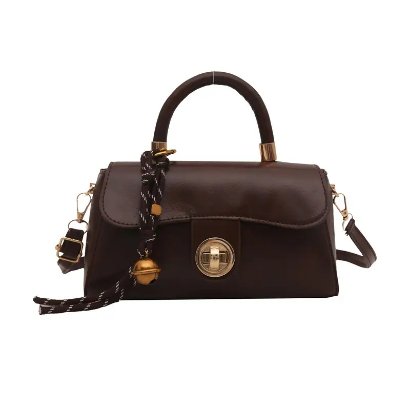 Women's Green Square Shoulder Bag with Chain Strap - Image 4