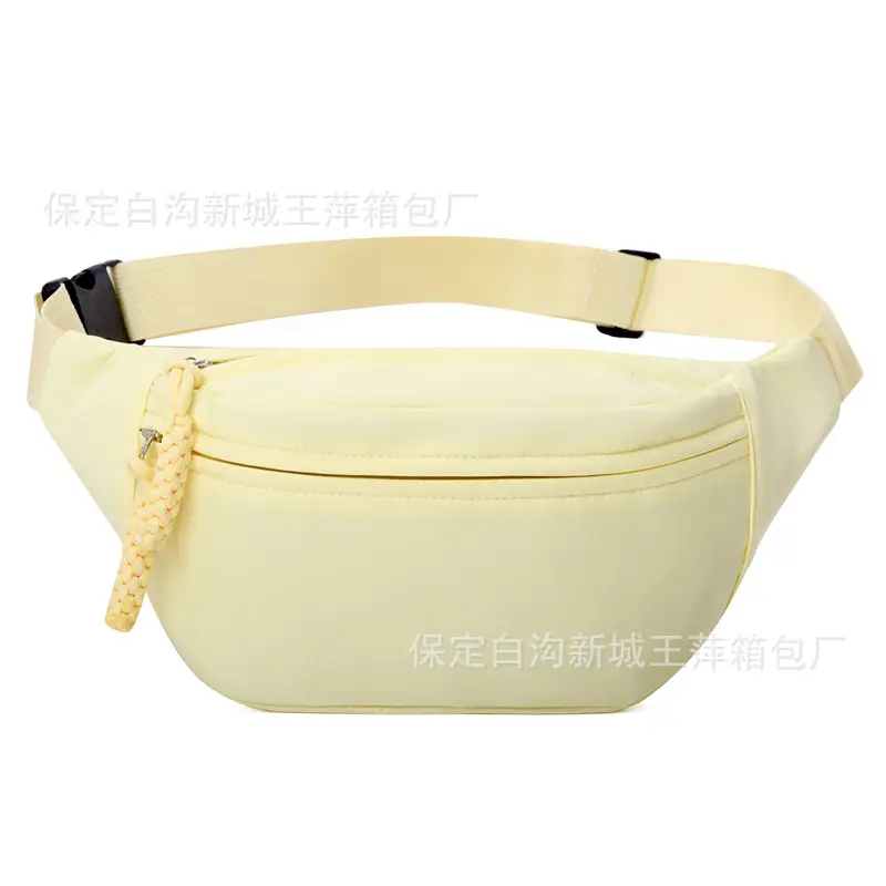 Green Contrast One-Shoulder Waist Bag for Women - Image 4