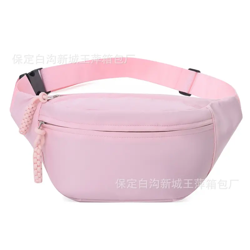 Green Contrast One-Shoulder Waist Bag for Women - Image 5