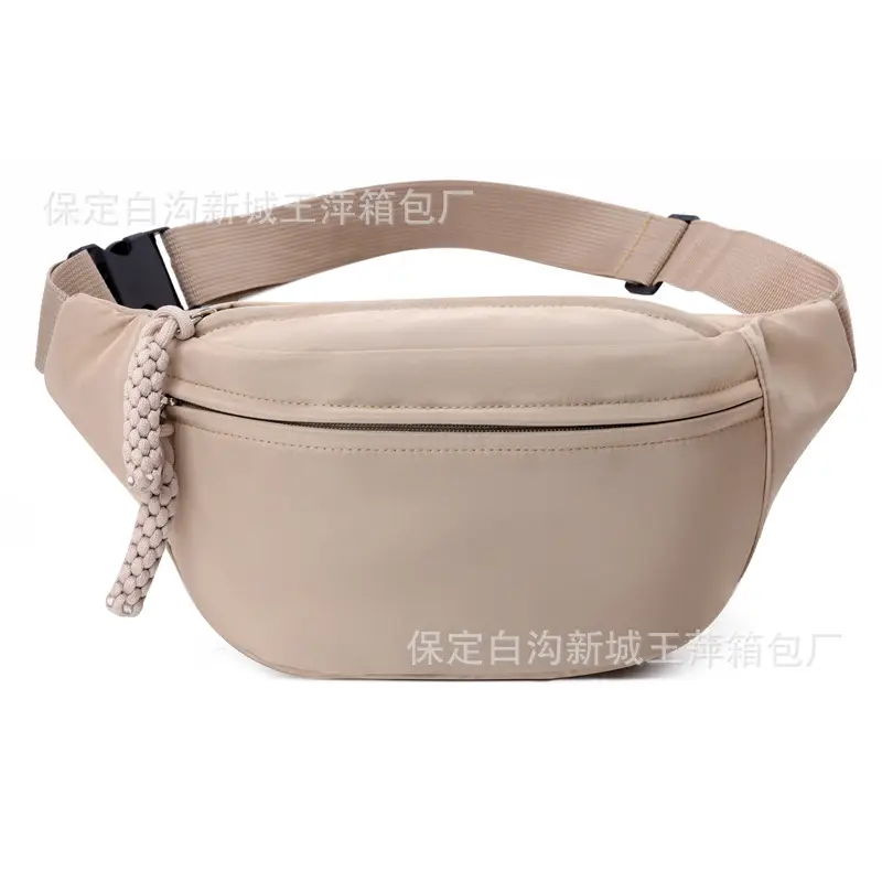 Green Contrast One-Shoulder Waist Bag for Women - Image 6