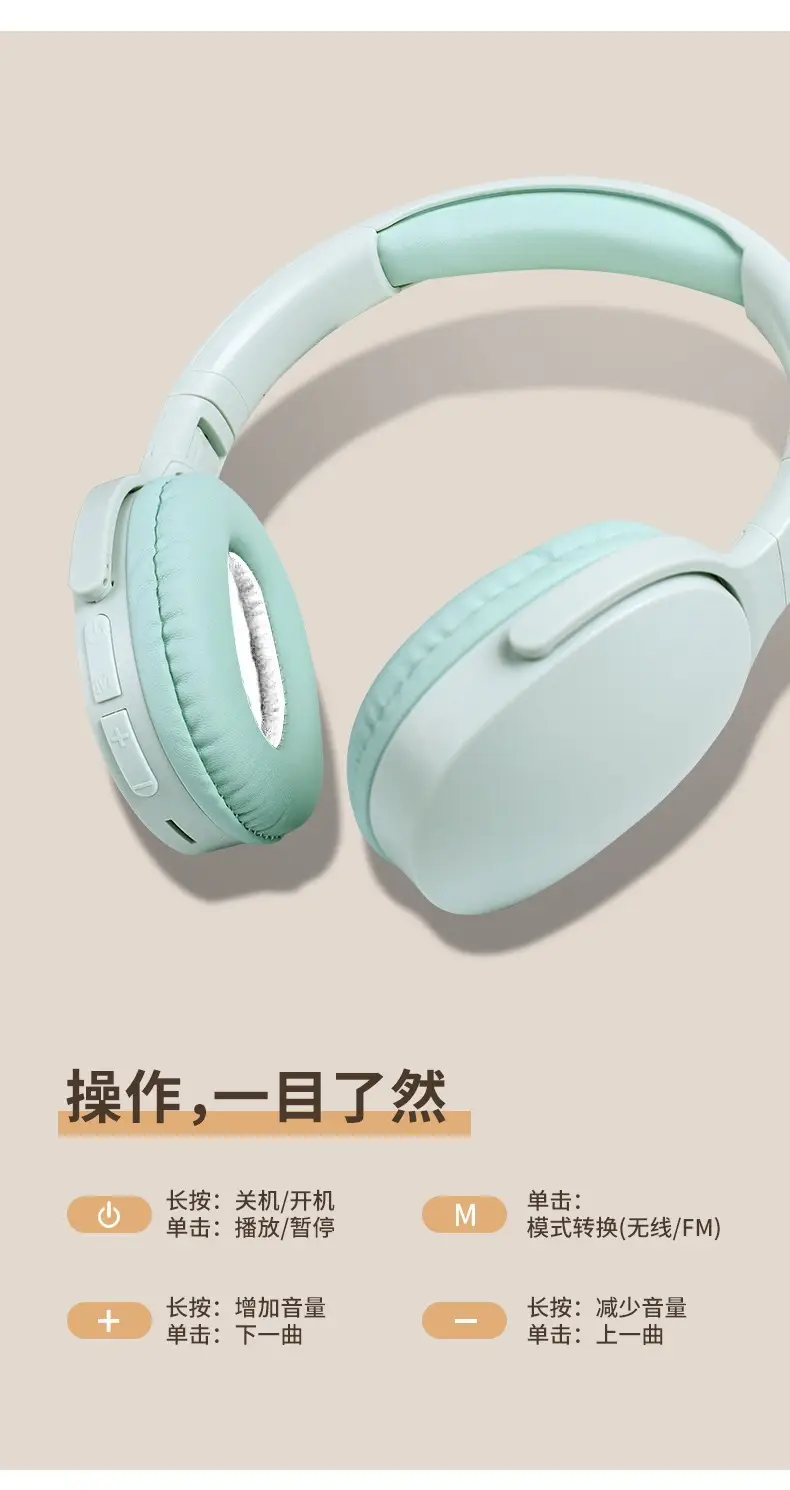 Bluetooth Headset with Ultra Long Battery & 360° Control — feature 9