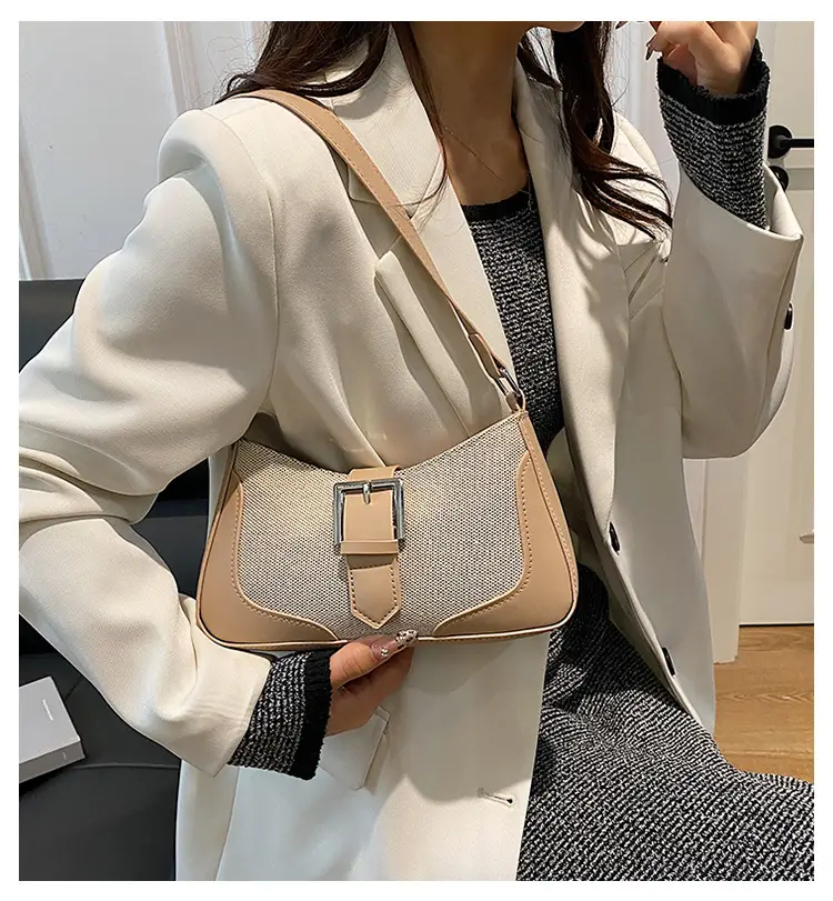 Retro Underarm Bag 2024 Winter Brown Crossbody — feature 1
