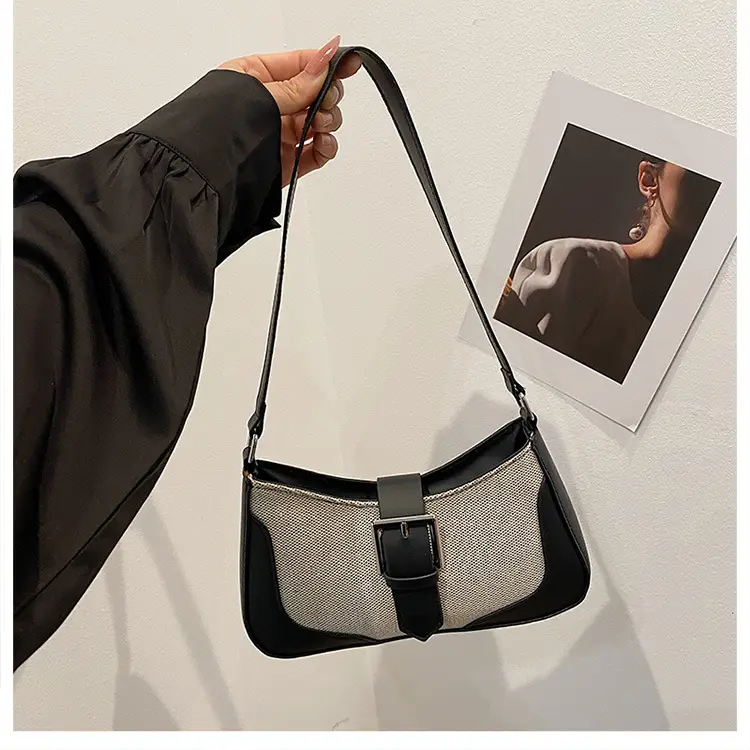 Retro Underarm Bag 2024 Winter Brown Crossbody — feature 14