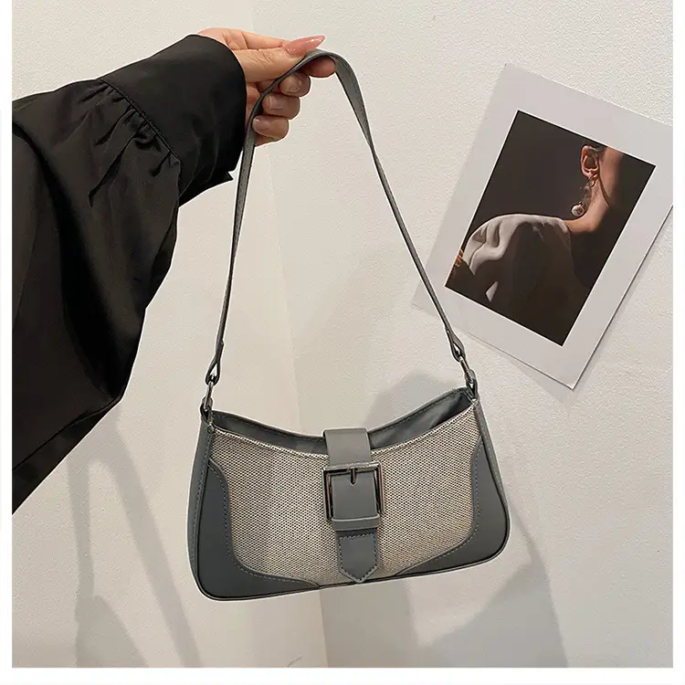 Retro Underarm Bag 2024 Winter Brown Crossbody — feature 16