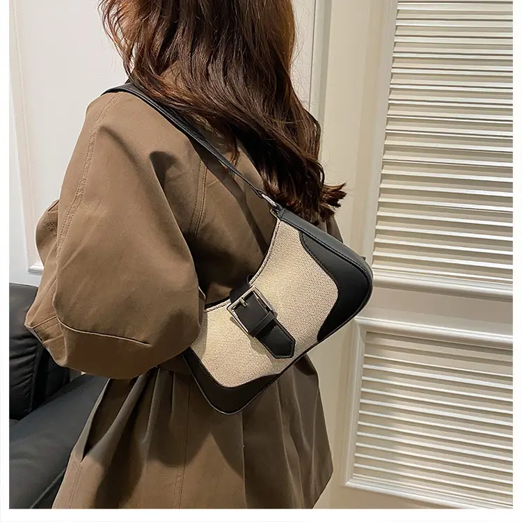 Retro Underarm Bag 2024 Winter Brown Crossbody — feature 19