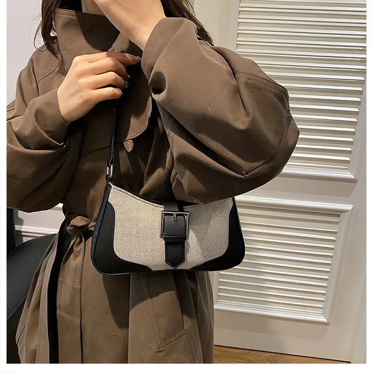 Retro Underarm Bag 2024 Winter Brown Crossbody — feature 20