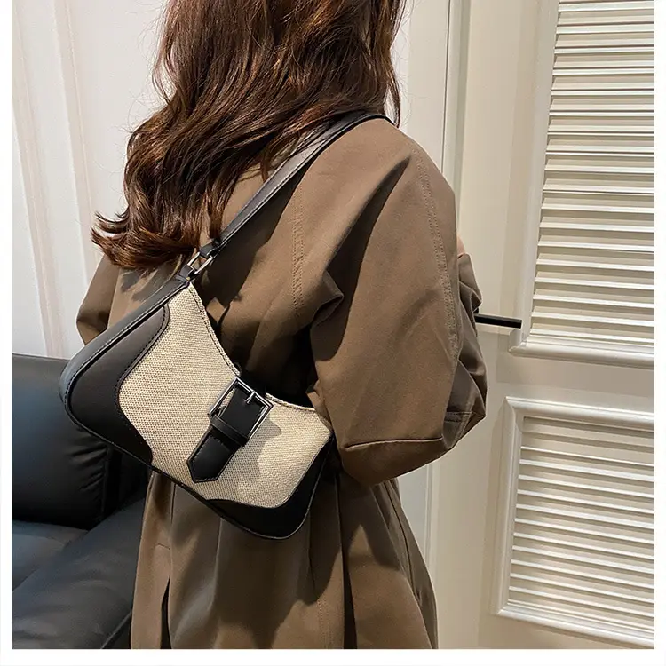 Retro Underarm Bag 2024 Winter Brown Crossbody — feature 22