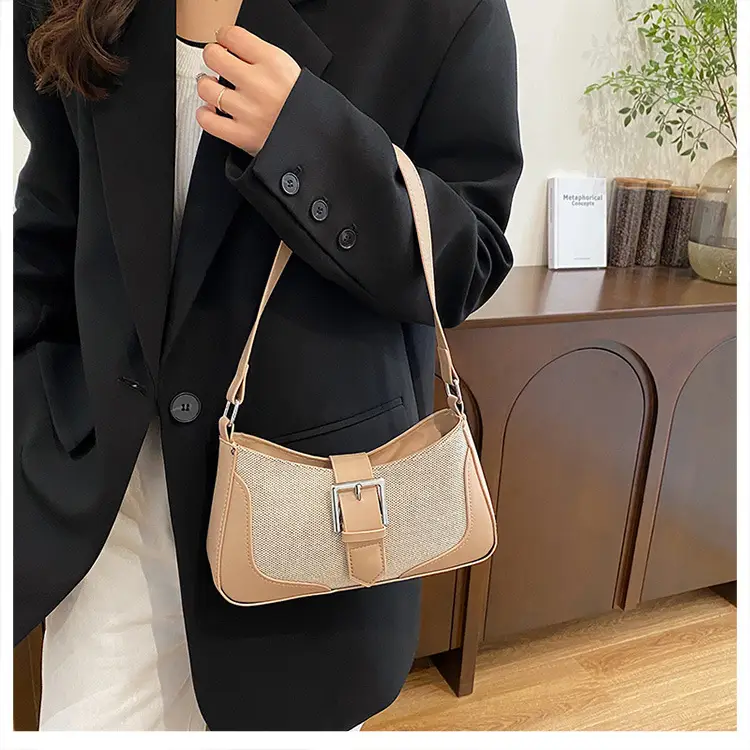 Retro Underarm Bag 2024 Winter Brown Crossbody — feature 24