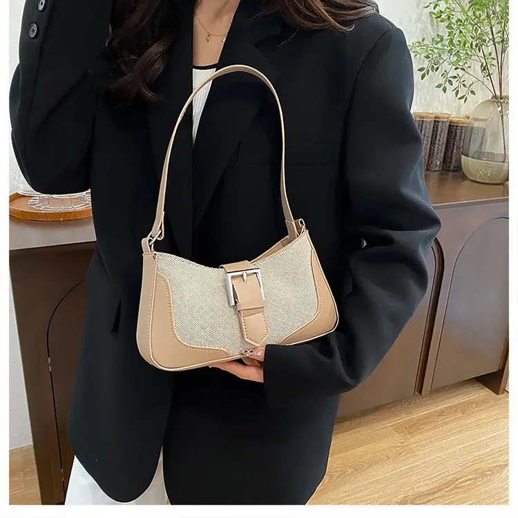 Retro Underarm Bag 2024 Winter Brown Crossbody — feature 26