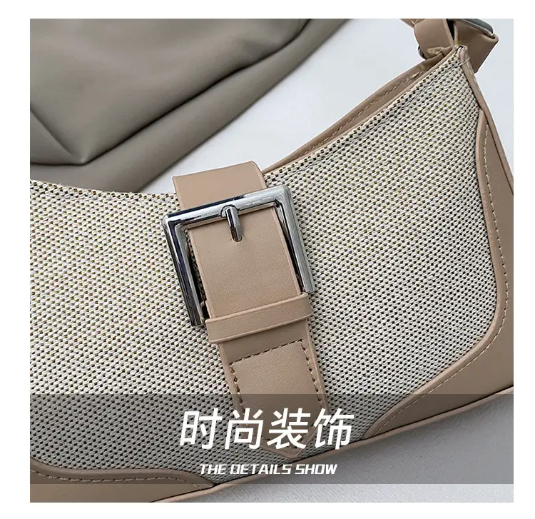 Retro Underarm Bag 2024 Winter Brown Crossbody — feature 6