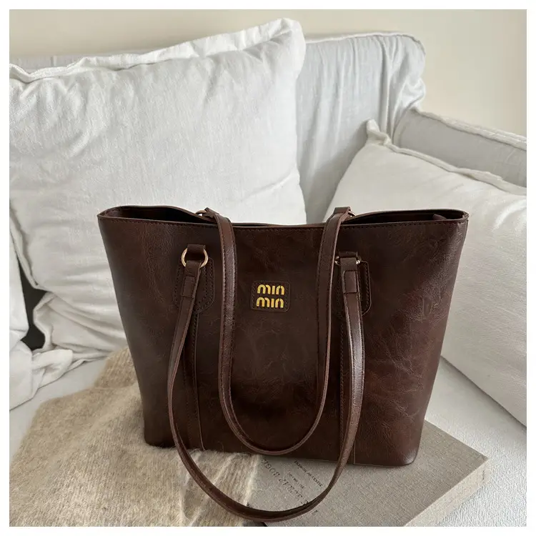 Black Korean-style Large Tote Bag for Women — feature 10