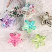 Pink Ins Shark Clip Headwear Large Hair Size Multi-hair Clip Women's Back of Head Frosted Grab Clip Summer Hairpin — feature 4