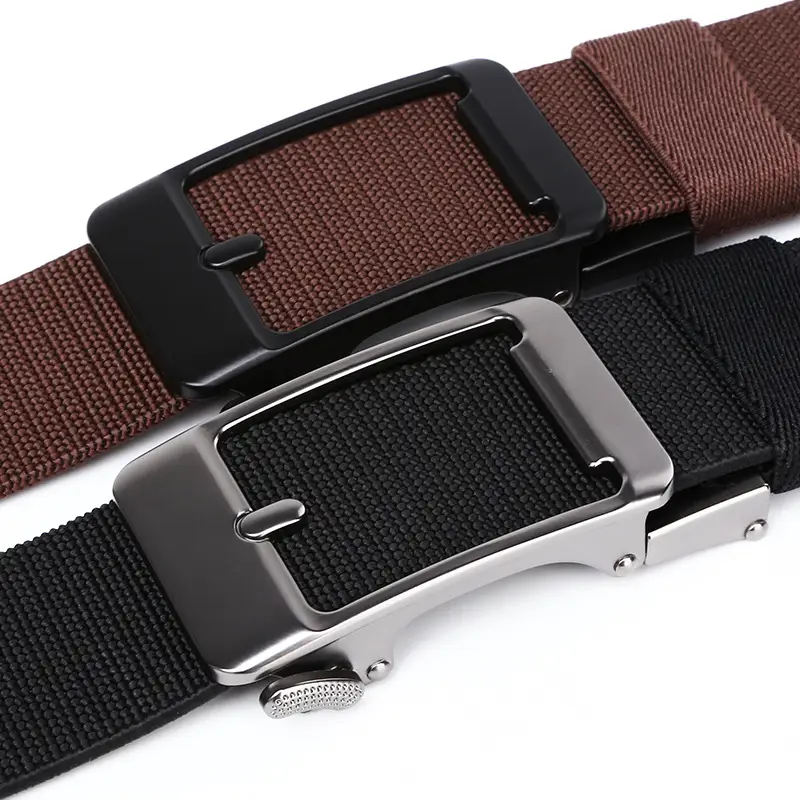 Men's Navy Blue Steel Buckle Belt Plus Size - Image 14