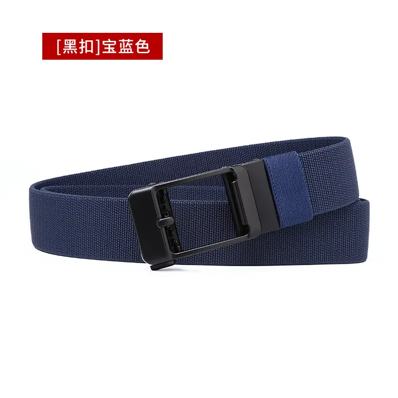 Men's Navy Blue Steel Buckle Belt Plus Size - Image 12
