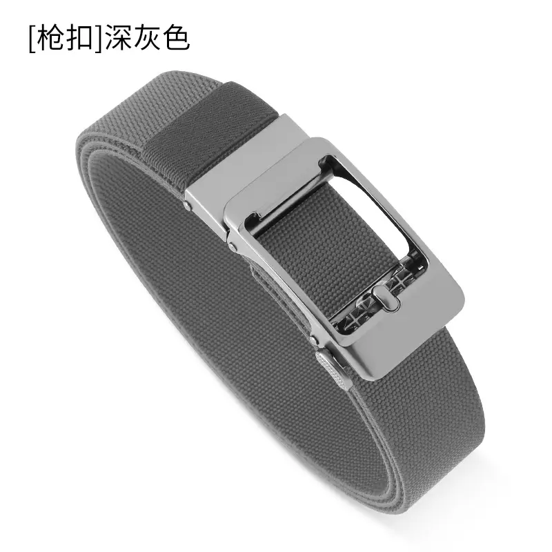 Men's Navy Blue Steel Buckle Belt Plus Size - Image 2
