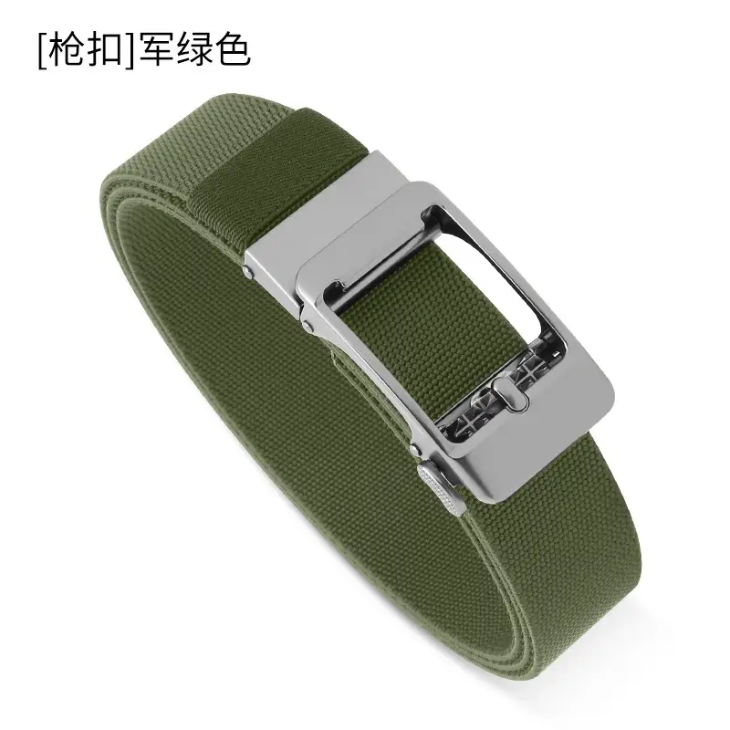 Men's Navy Blue Steel Buckle Belt Plus Size - Image 5