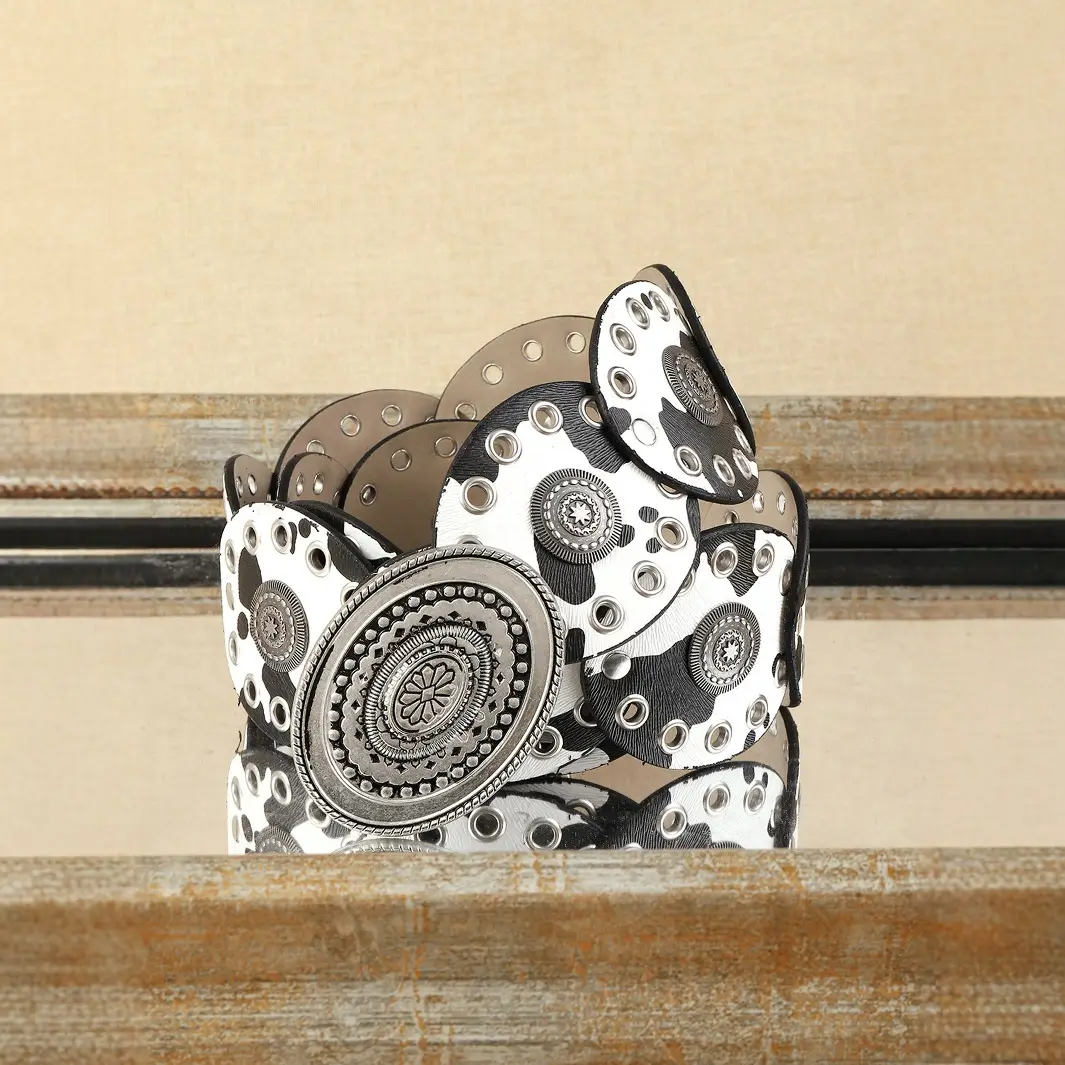 American Style Retro Belt for Women Wide Waist Decorative Belt - Image 2