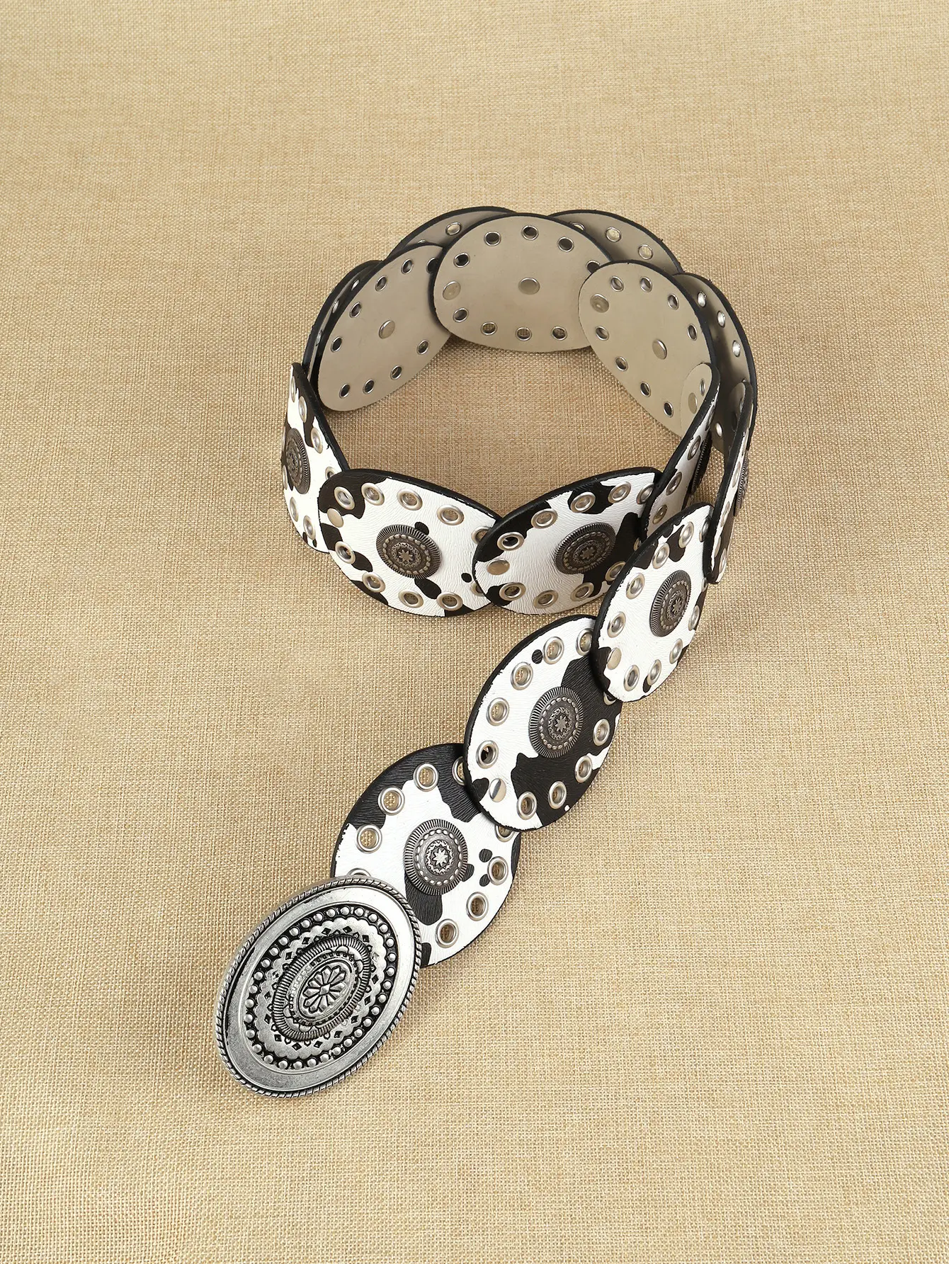 American Style Retro Belt for Women Wide Waist Decorative Belt — feature 2