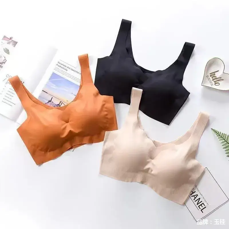 Ice Silk Seamless Bra Set of 6 Colors - Image 8