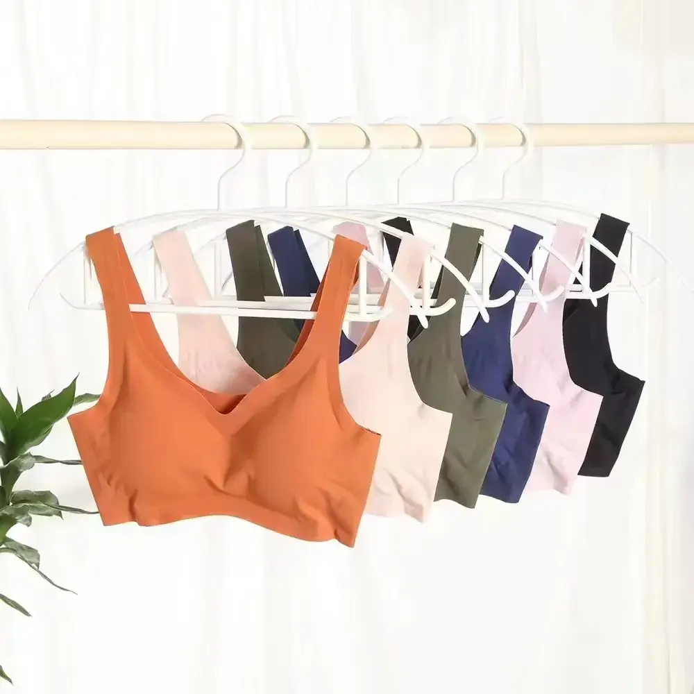 Ice Silk Seamless Bra Set of 6 Colors - Image 9