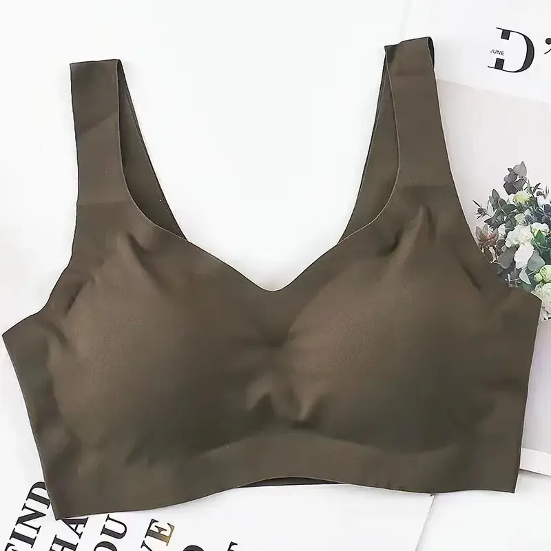 Ice Silk Seamless Bra Set of 6 Colors - Image 2