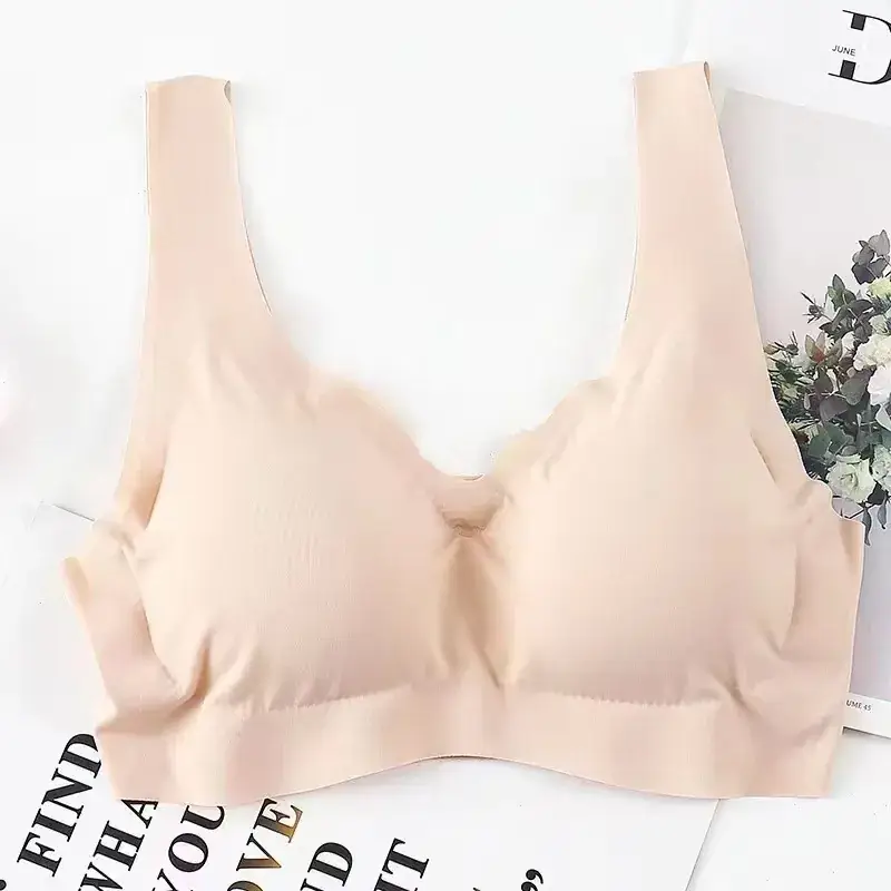 Ice Silk Seamless Bra Set of 6 Colors - Image 4